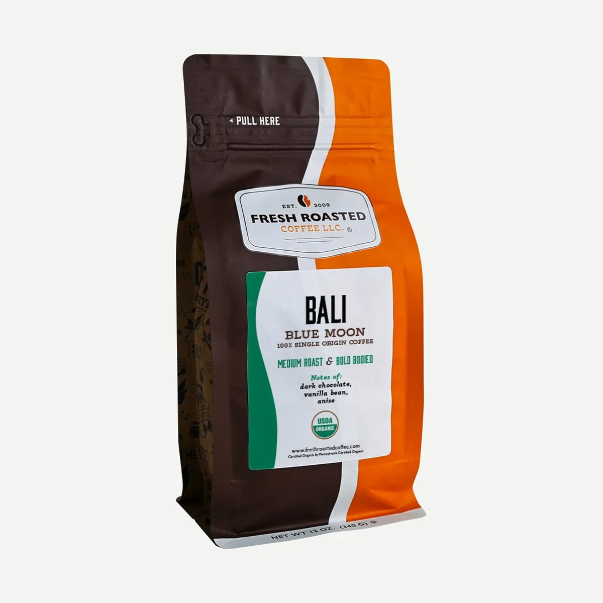 Fresh Roasted Coffee Organic Bali Blue Moon